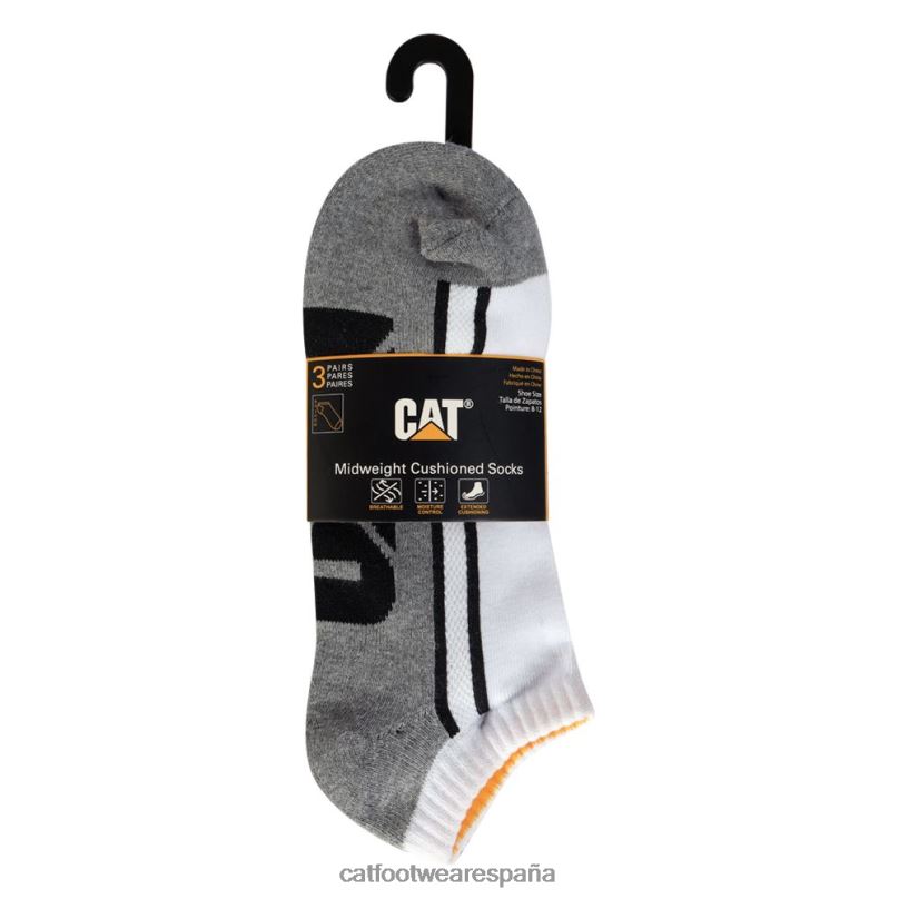 Caterpillar paquete de 3 calcetines de medio cojín multi hombres 4JJT8259 | calcetín