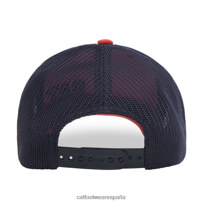 Caterpillar gorra de camionero con marca de gato naranja hombres 4JJT8258 | sombrero