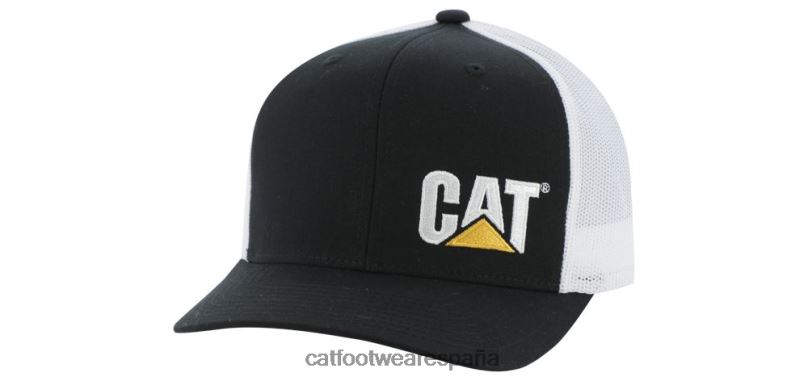 Caterpillar gorra de camionero con marca de gato negro hombres 4JJT8256 | sombrero