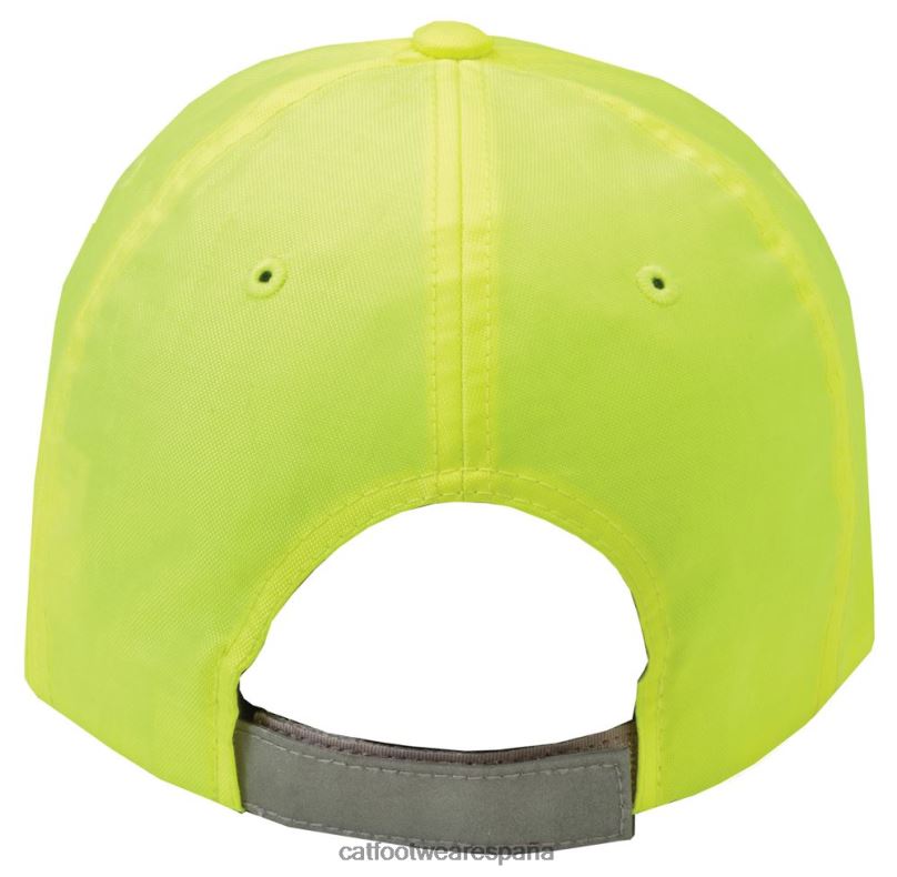 Caterpillar gorra de marca registrada de alta visibilidad amarillo brillante hombres 4JJT8252 | sombrero