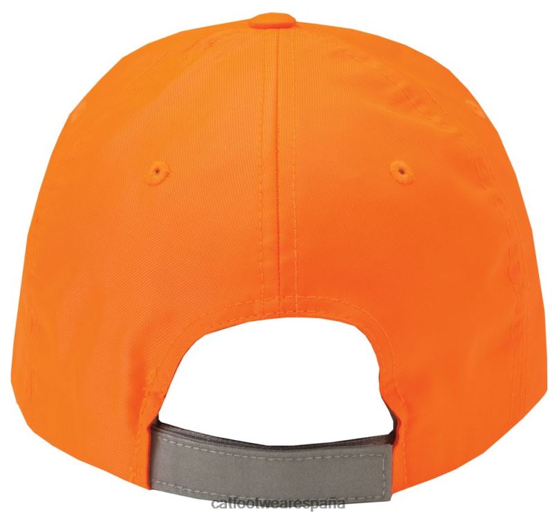 Caterpillar gorra de marca registrada de alta visibilidad naranja hombres 4JJT8253 | sombrero