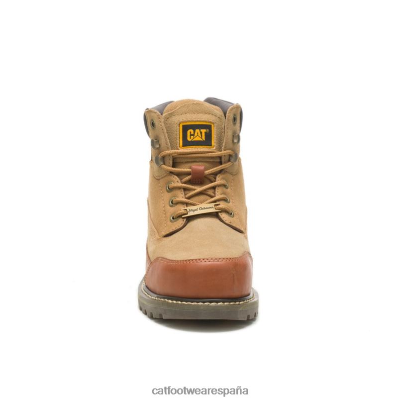 Caterpillar X Nigel Cabourn arranque de utah cuero marron hombres 4JJT8205 | botas casuales