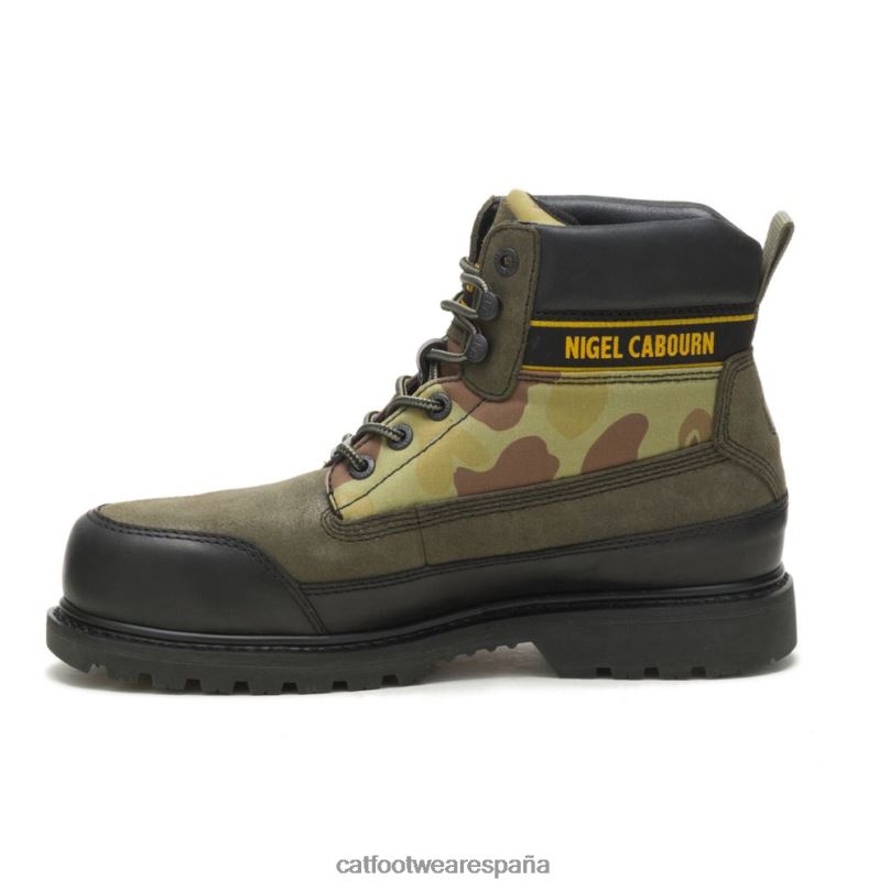 Caterpillar X Nigel Cabourn arranque de utah negro hombres 4JJT8206 | botas casuales