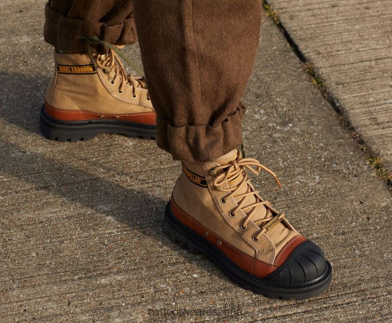 Caterpillar X Nigel Cabourn bota omaha Dijon hombres 4JJT8197 | botas casuales
