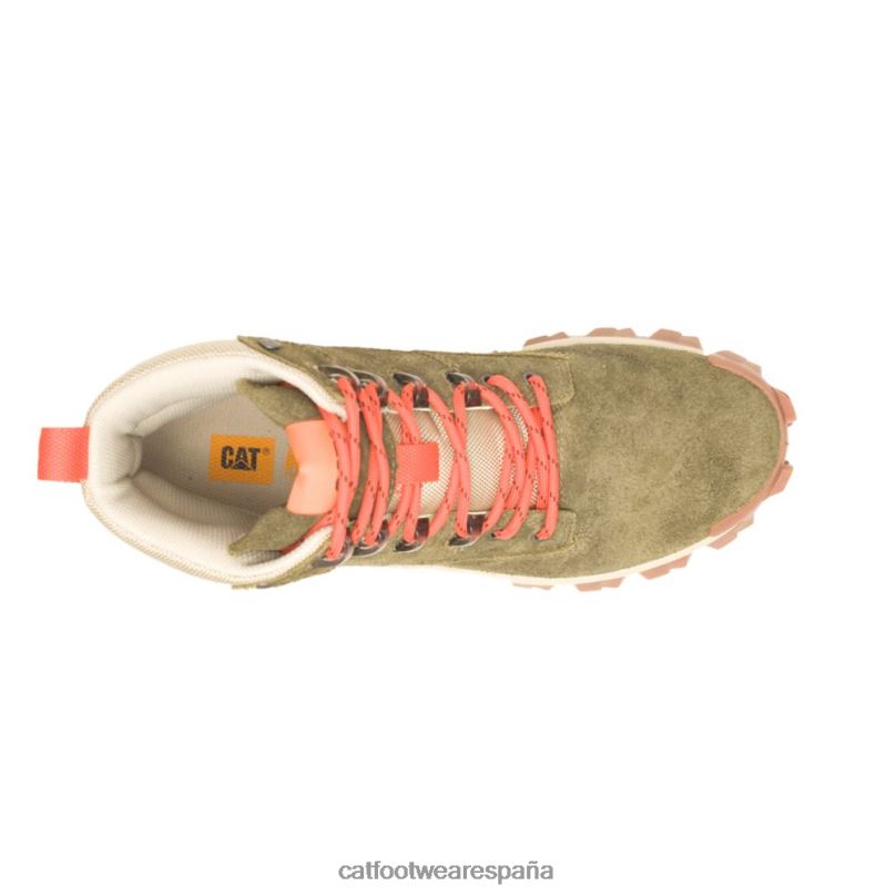 Caterpillar bota de capa intrusa oliva oscuro hombres 4JJT8178 | botas casuales