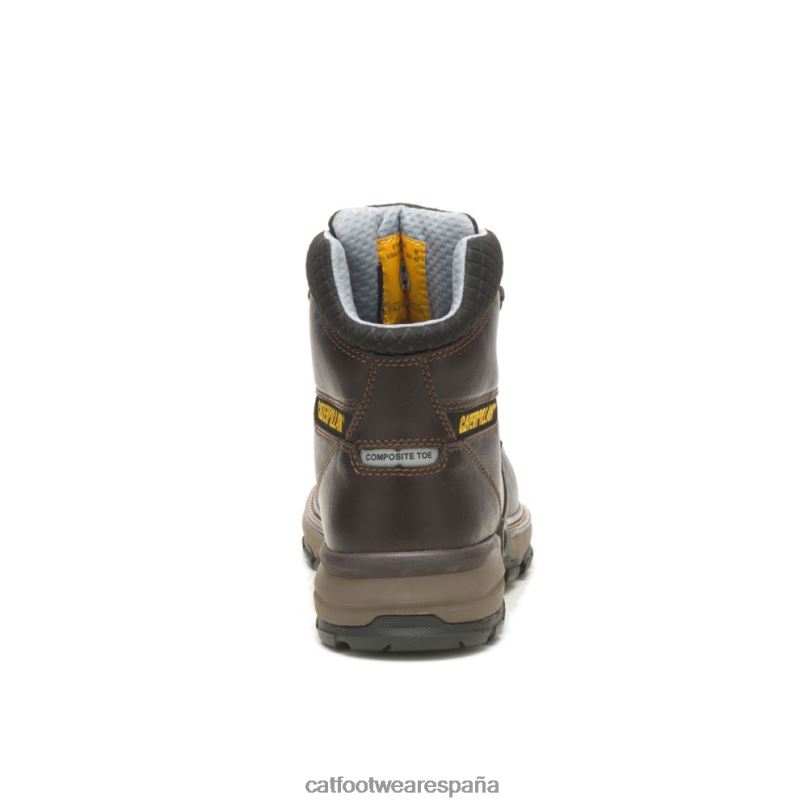 Caterpillar Bota de trabajo Excavator Superlite Cool con punta de compuesto de carbono marron oscuro hombres 4JJT847 | botas de trabajo