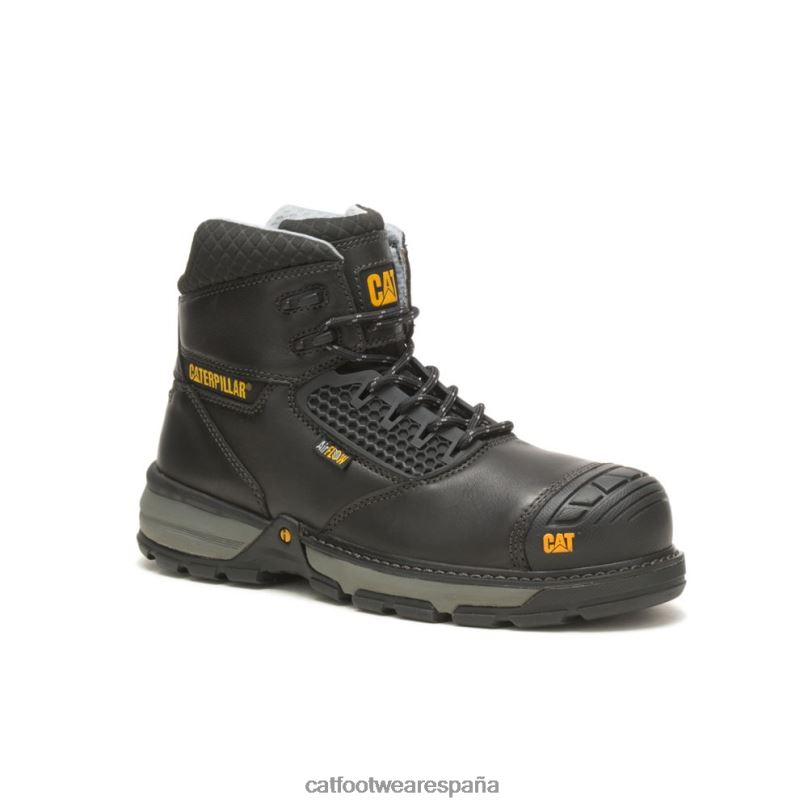 Caterpillar Bota de trabajo Excavator Superlite Cool con punta de compuesto de carbono negro hombres 4JJT848 | botas de trabajo