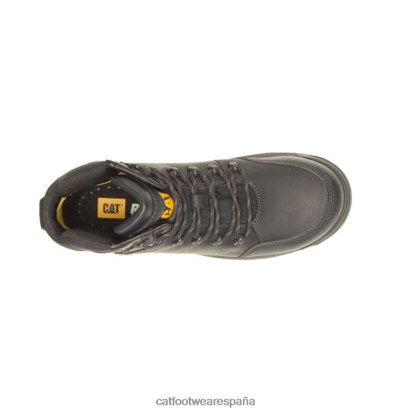 Caterpillar Bota de trabajo con punta de material compuesto resistente al agua y reabsorción negro hombres 4JJT850 | botas de trabajo