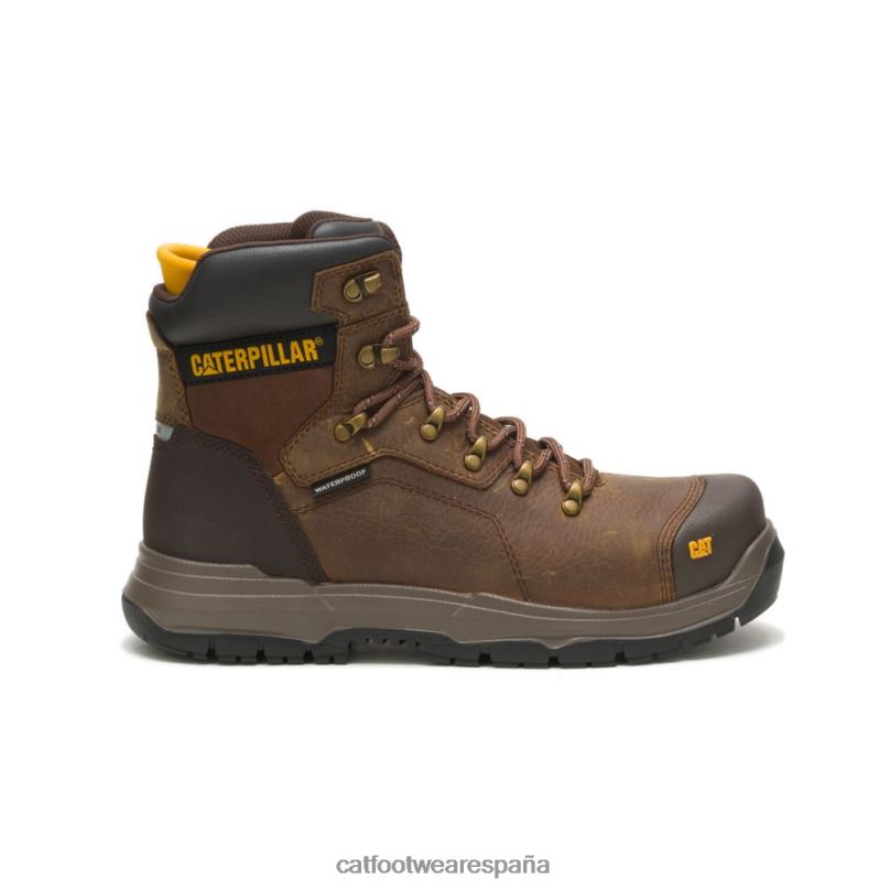 Caterpillar Bota de trabajo impermeable con punta de acero Diagnostic 2.0 pirámide hombres 4JJT823 | botas de trabajo