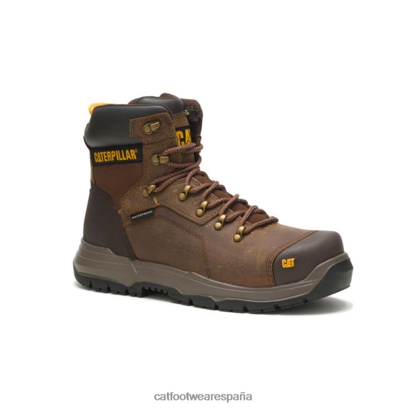 Caterpillar Bota de trabajo impermeable con punta de acero Diagnostic 2.0 pirámide hombres 4JJT823 | botas de trabajo