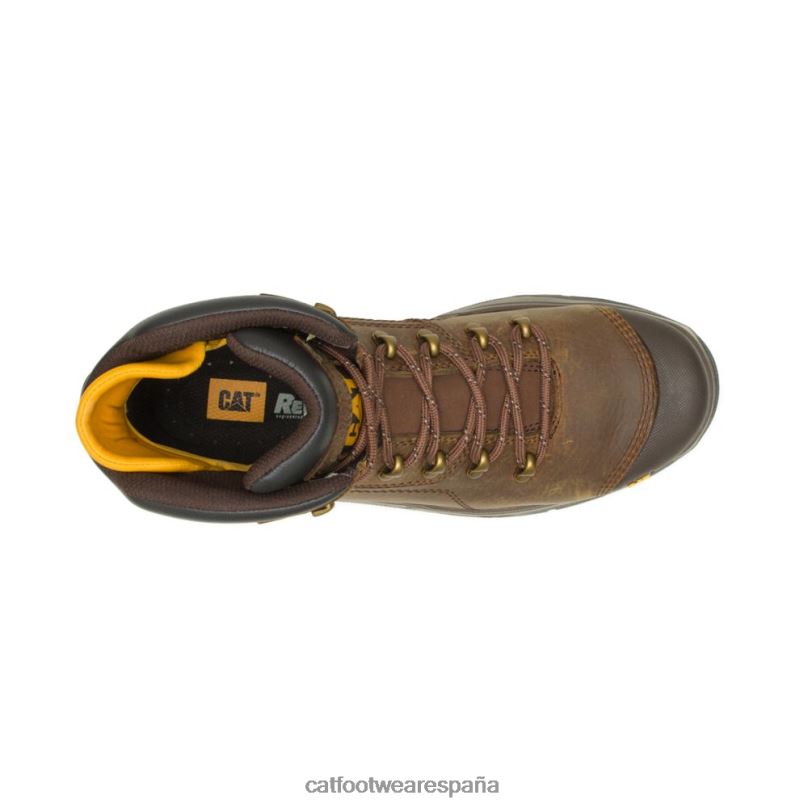 Caterpillar Bota de trabajo impermeable con punta de acero Diagnostic 2.0 pirámide hombres 4JJT823 | botas de trabajo