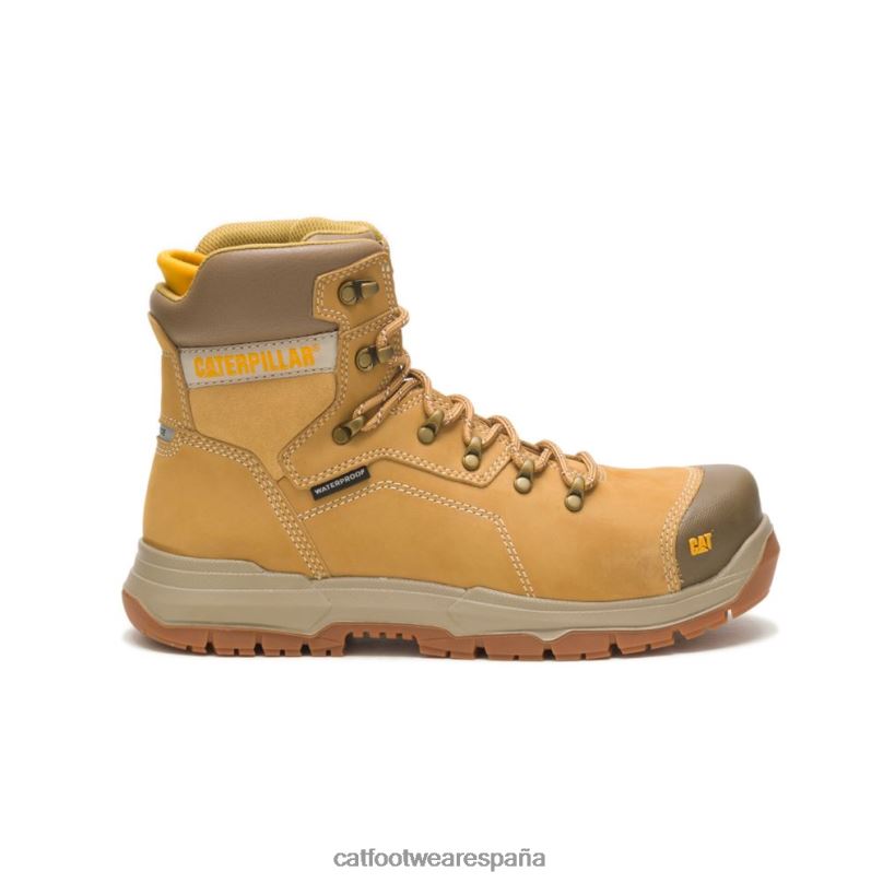Caterpillar Bota de trabajo impermeable con punta de acero Diagnostic 2.0 reinicio cariño hombres 4JJT824 | botas de trabajo