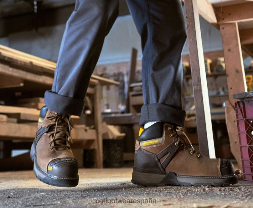 Caterpillar Bota de trabajo impermeable con punta de compuesto de carbono para excavadoras Superlite reinicio cariño hombres 4JJT839 | botas de trabajo