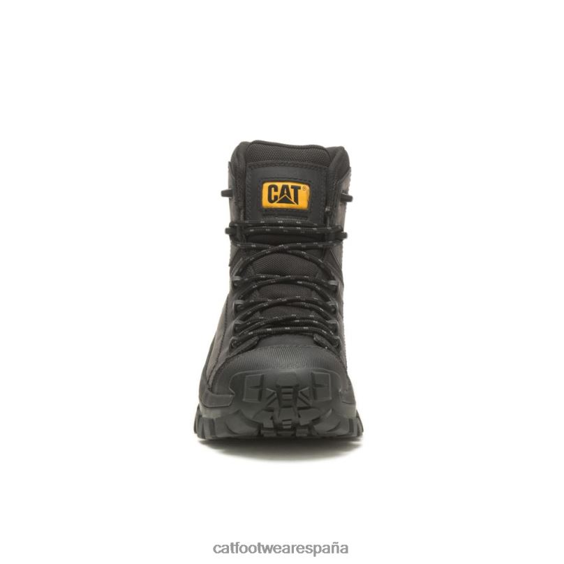 Caterpillar Bota de trabajo impermeable con punta de material compuesto Invader Hiker negro hombres 4JJT81 | botas de trabajo