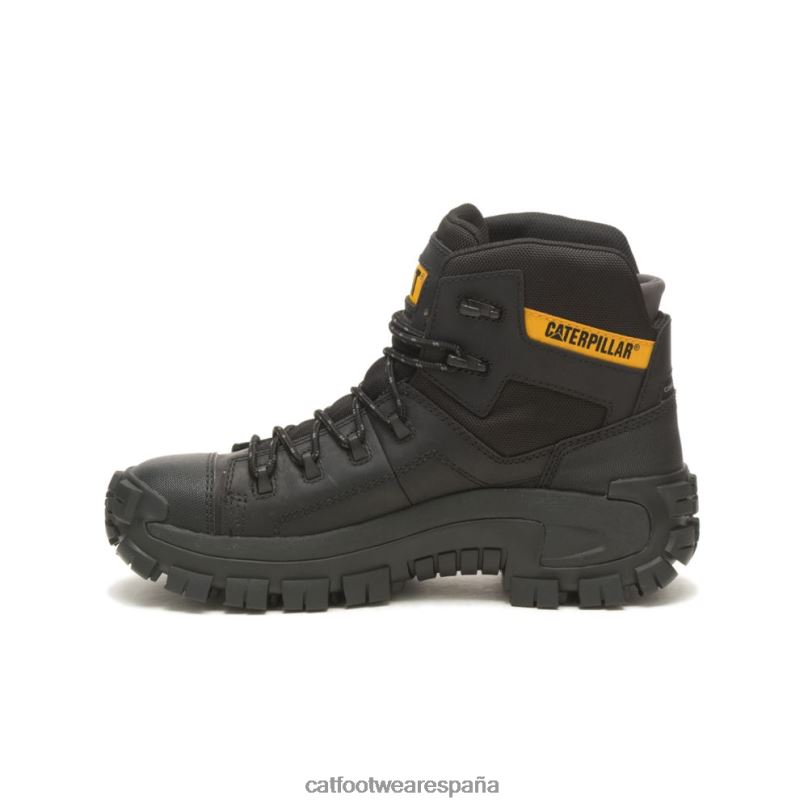 Caterpillar Bota de trabajo impermeable con punta de material compuesto Invader Hiker negro hombres 4JJT81 | botas de trabajo