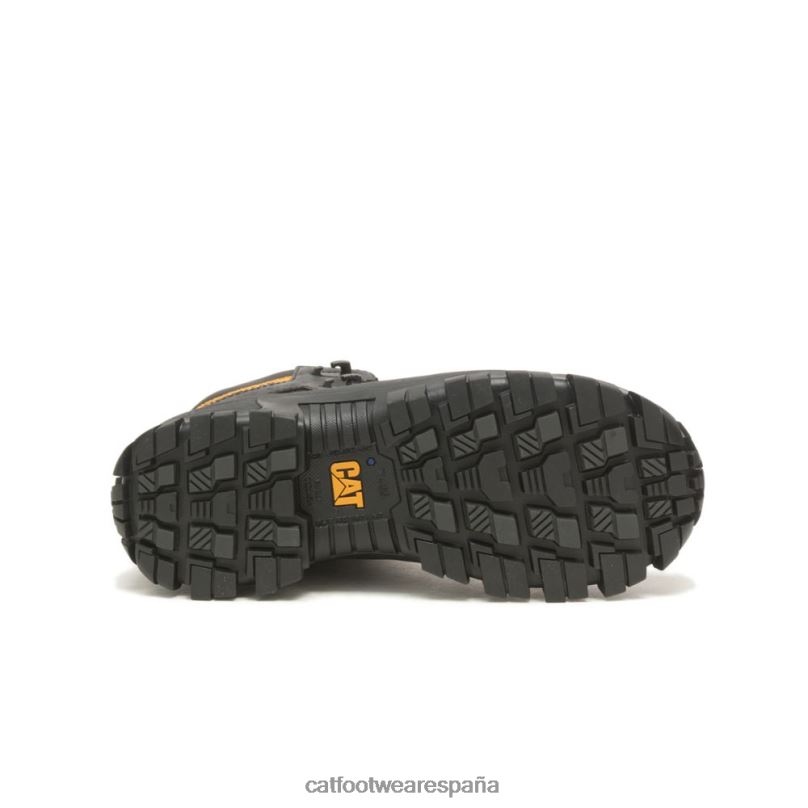 Caterpillar Bota de trabajo impermeable con punta de material compuesto Invader Hiker negro hombres 4JJT81 | botas de trabajo