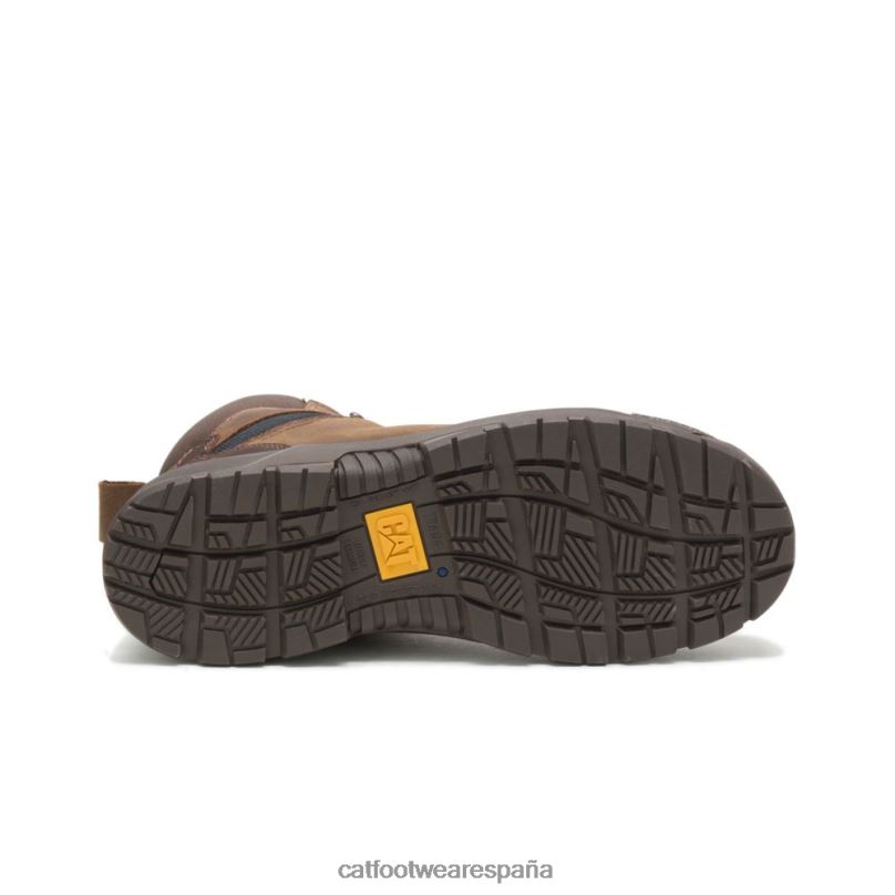 Caterpillar X Accomplice bota de trabajo impermeable con punta de acero marrón de verdad hombres 4JJT820 | botas de trabajo