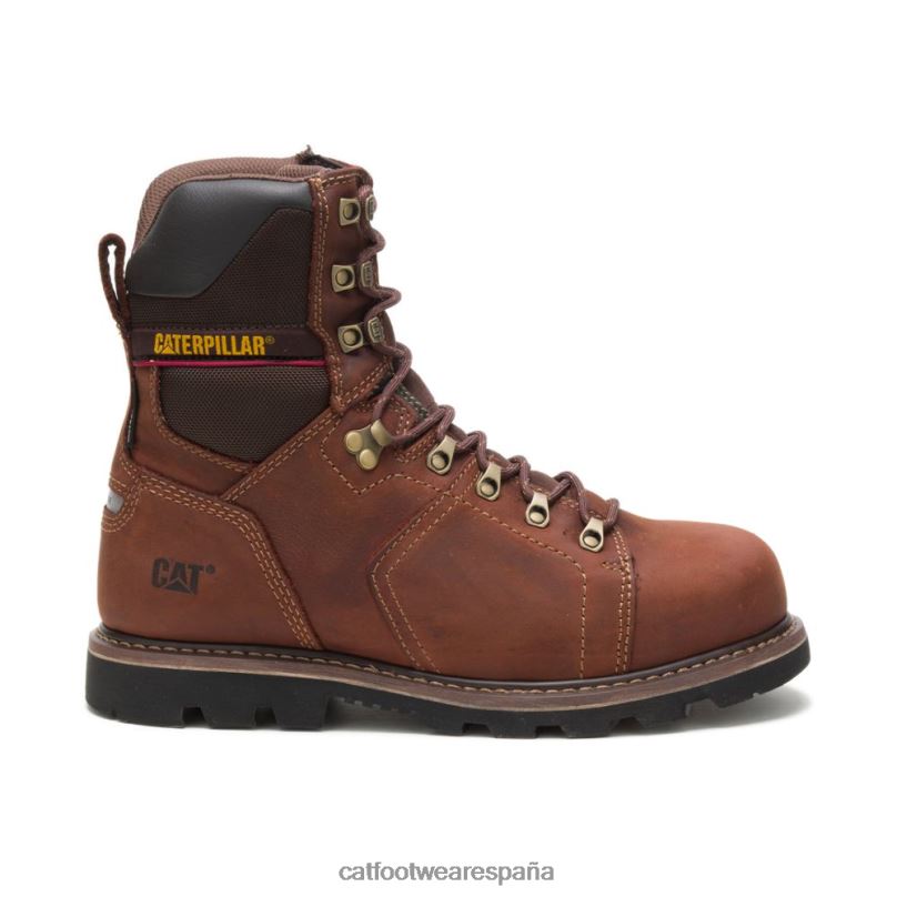 Caterpillar bota de trabajo alaska 2.0 8" impermeable con punta de acero thinsulate nuez hombres 4JJT832 | botas de trabajo