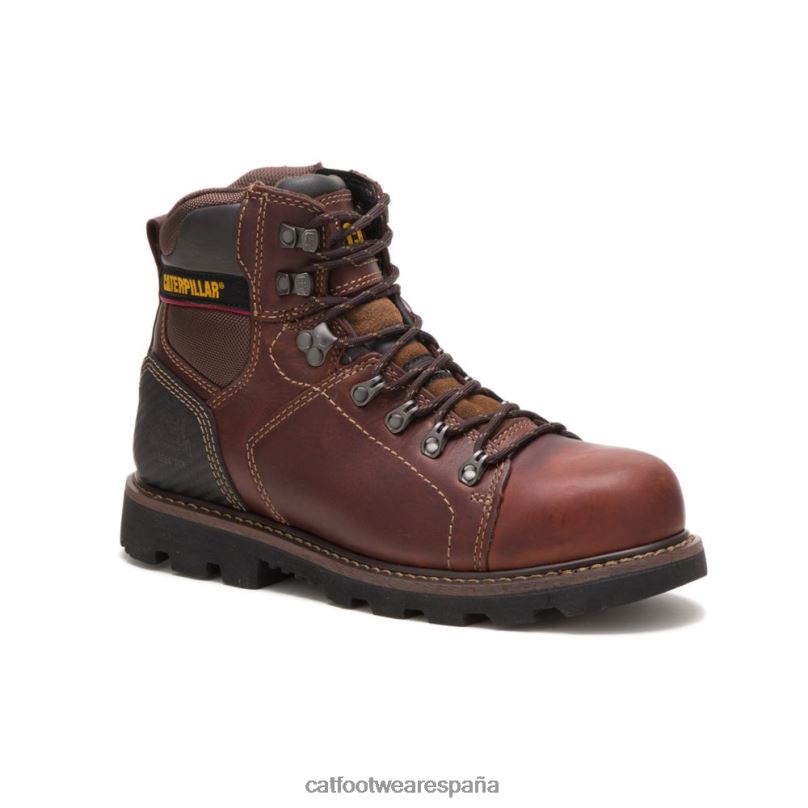 Caterpillar bota de trabajo alaska 2.0 con punta de acero marrón hombres 4JJT828 | botas de trabajo