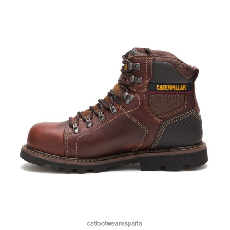 Caterpillar bota de trabajo alaska 2.0 con punta de acero marrón hombres 4JJT828 | botas de trabajo