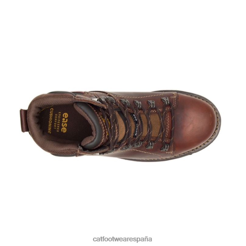 Caterpillar bota de trabajo alaska 2.0 con punta de acero marrón hombres 4JJT828 | botas de trabajo