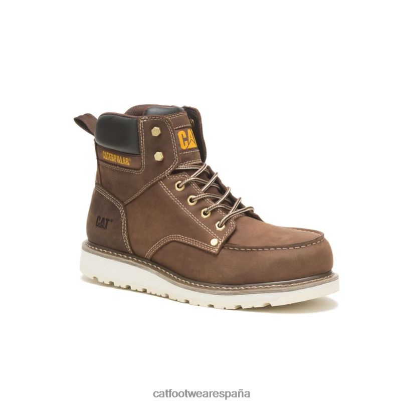 Caterpillar bota de trabajo calibrada con punta de acero caqui hombres 4JJT852 | botas de trabajo