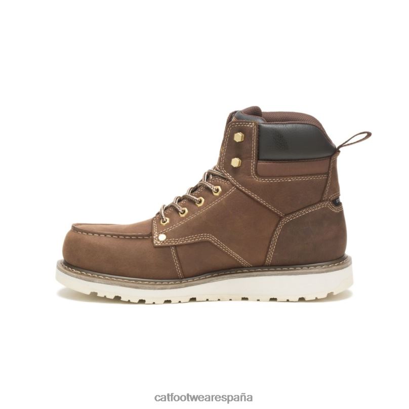 Caterpillar bota de trabajo calibrada con punta de acero caqui hombres 4JJT852 | botas de trabajo
