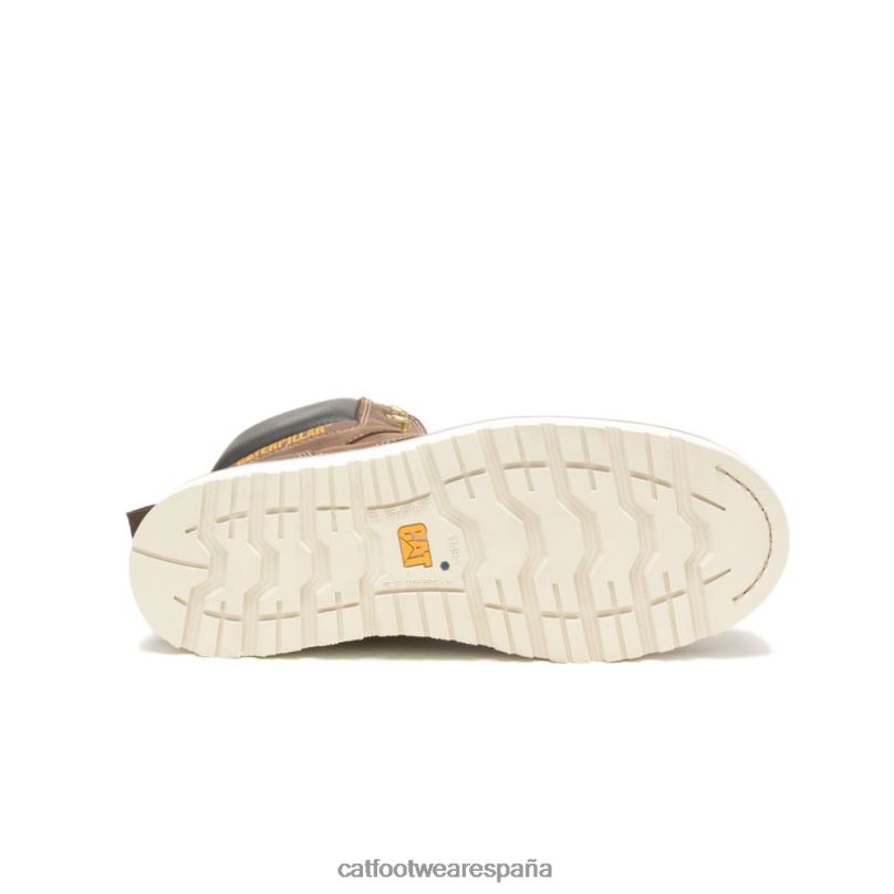 Caterpillar bota de trabajo calibrada con punta de acero caqui hombres 4JJT852 | botas de trabajo