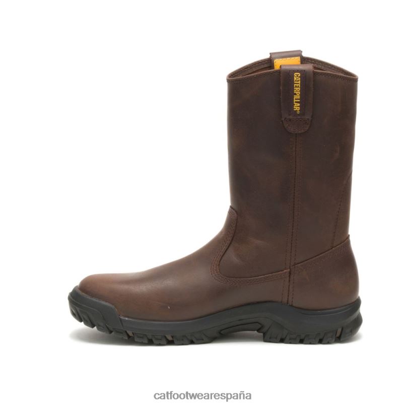 Caterpillar bota de trabajo con barra de tracción marrón de verano hombres 4JJT856 | botas de trabajo