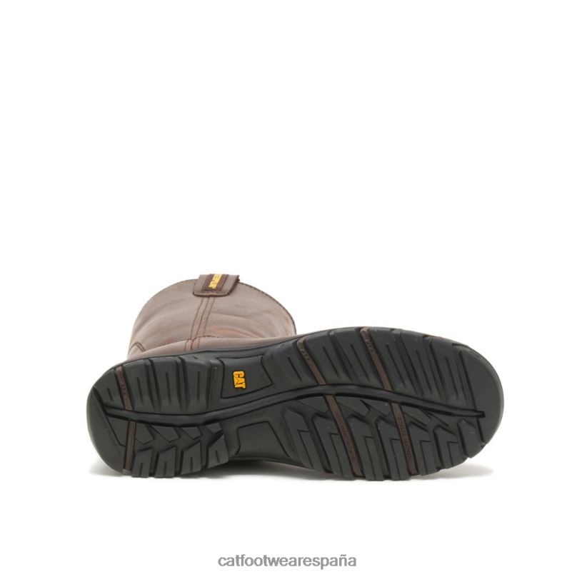 Caterpillar bota de trabajo con barra de tracción marrón de verano hombres 4JJT856 | botas de trabajo