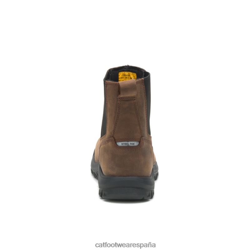 Caterpillar bota de trabajo con punta de acero con distancia entre ejes arcilla hombres 4JJT825 | botas de trabajo