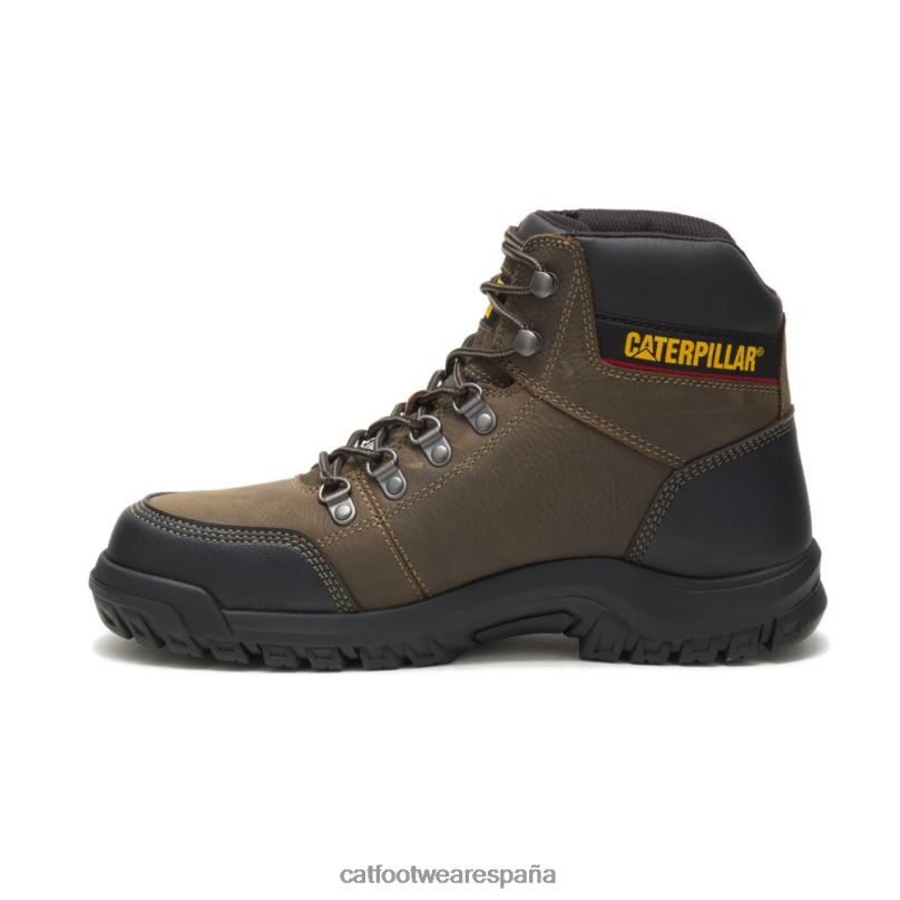 Caterpillar bota de trabajo con punta de acero gris gaviota oscuro hombres 4JJT866 | botas de trabajo