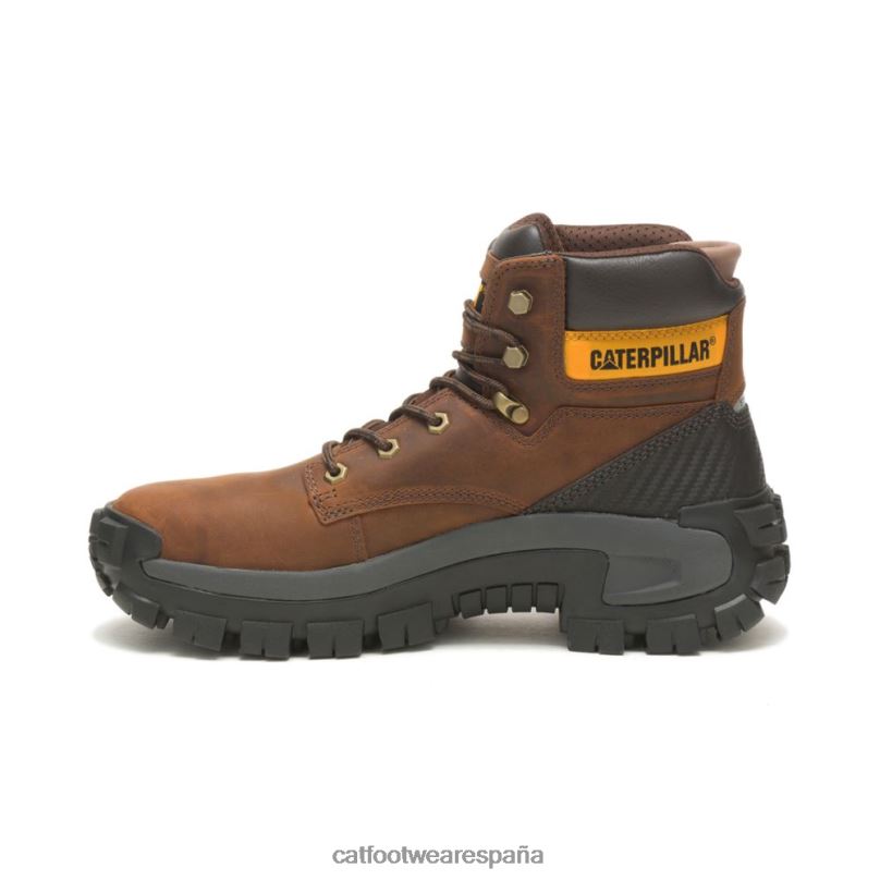Caterpillar bota de trabajo con punta de acero invader hola marron oscuro hombres 4JJT87 | botas de trabajo