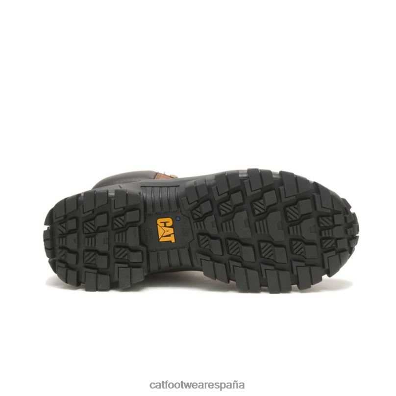 Caterpillar bota de trabajo con punta de acero invader hola marron oscuro hombres 4JJT87 | botas de trabajo
