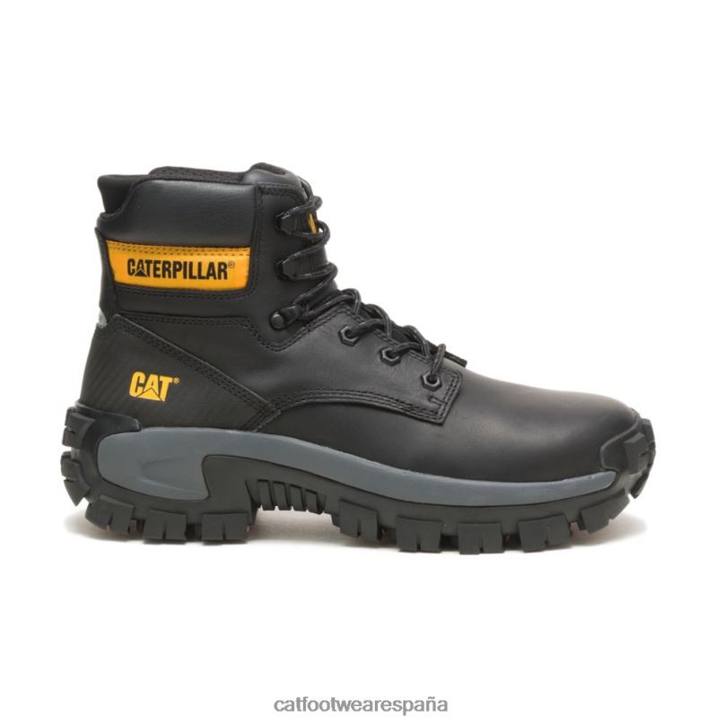 Caterpillar bota de trabajo con punta de acero invader hola negro hombres 4JJT86 | botas de trabajo