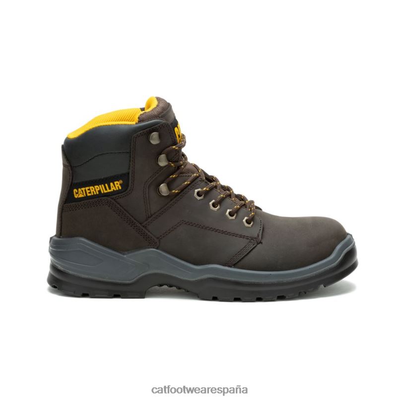 Caterpillar bota de trabajo con punta de acero marrón hombres 4JJT862 | botas de trabajo