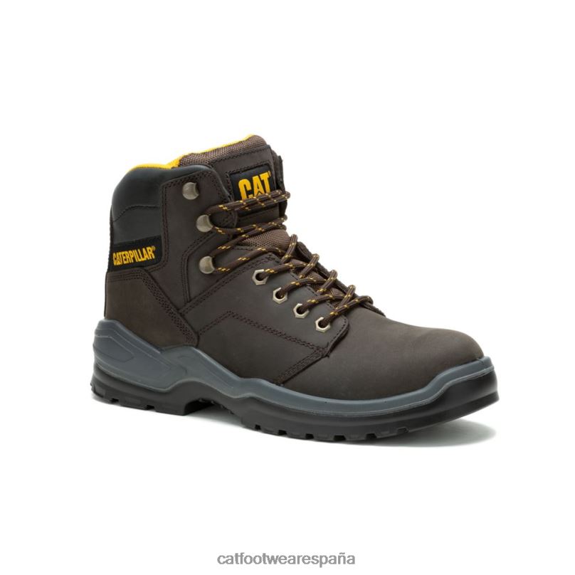 Caterpillar bota de trabajo con punta de acero marrón hombres 4JJT862 | botas de trabajo