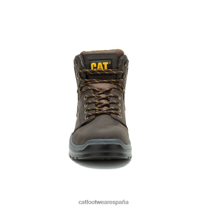 Caterpillar bota de trabajo con punta de acero marrón hombres 4JJT862 | botas de trabajo