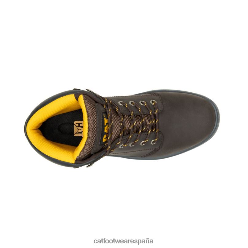 Caterpillar bota de trabajo con punta de acero marrón hombres 4JJT862 | botas de trabajo