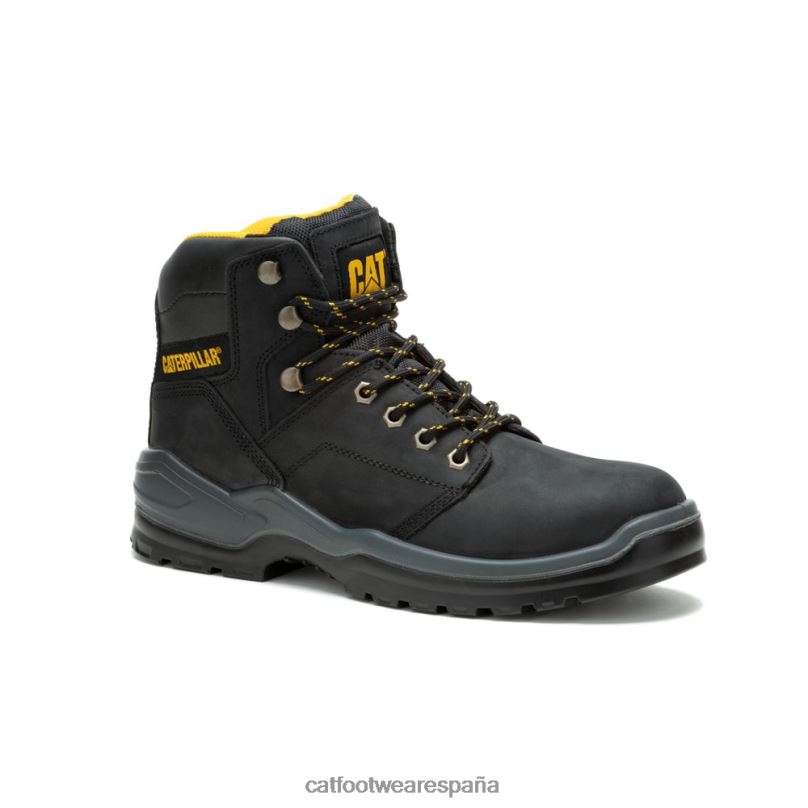 Caterpillar bota de trabajo con punta de acero negro hombres 4JJT861 | botas de trabajo