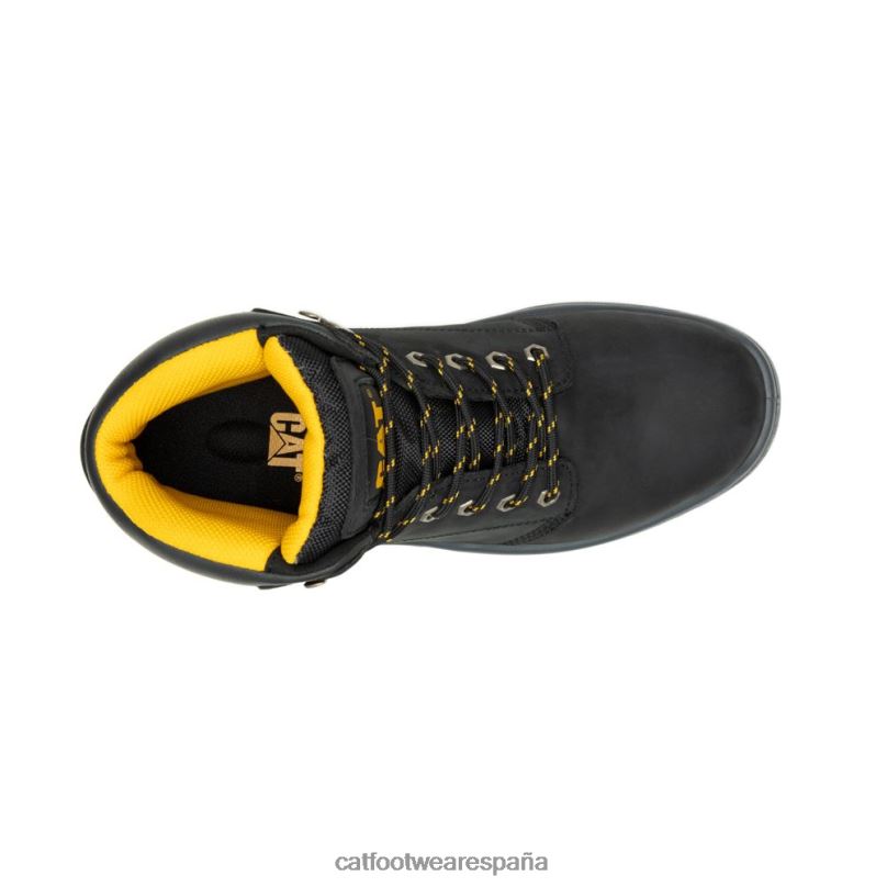 Caterpillar bota de trabajo con punta de acero negro hombres 4JJT861 | botas de trabajo
