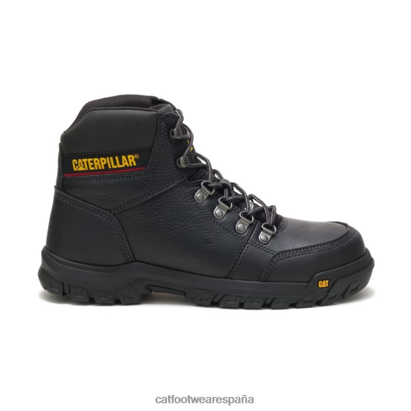 Caterpillar bota de trabajo con punta de acero negro hombres 4JJT865 | botas de trabajo