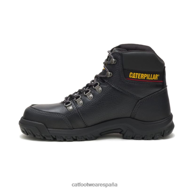 Caterpillar bota de trabajo con punta de acero negro hombres 4JJT865 | botas de trabajo