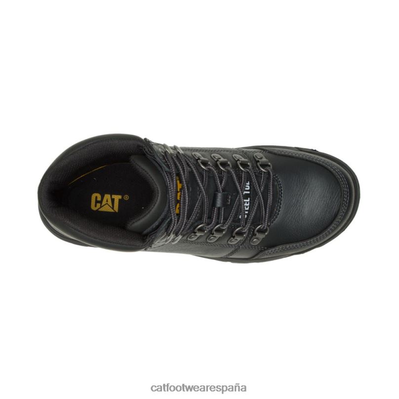 Caterpillar bota de trabajo con punta de acero negro hombres 4JJT865 | botas de trabajo