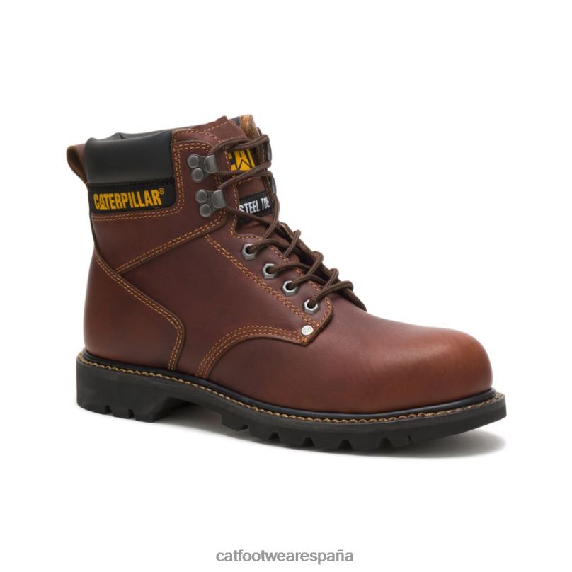 Caterpillar bota de trabajo con punta de acero para segundo turno broncearse hombres 4JJT819 | botas de trabajo
