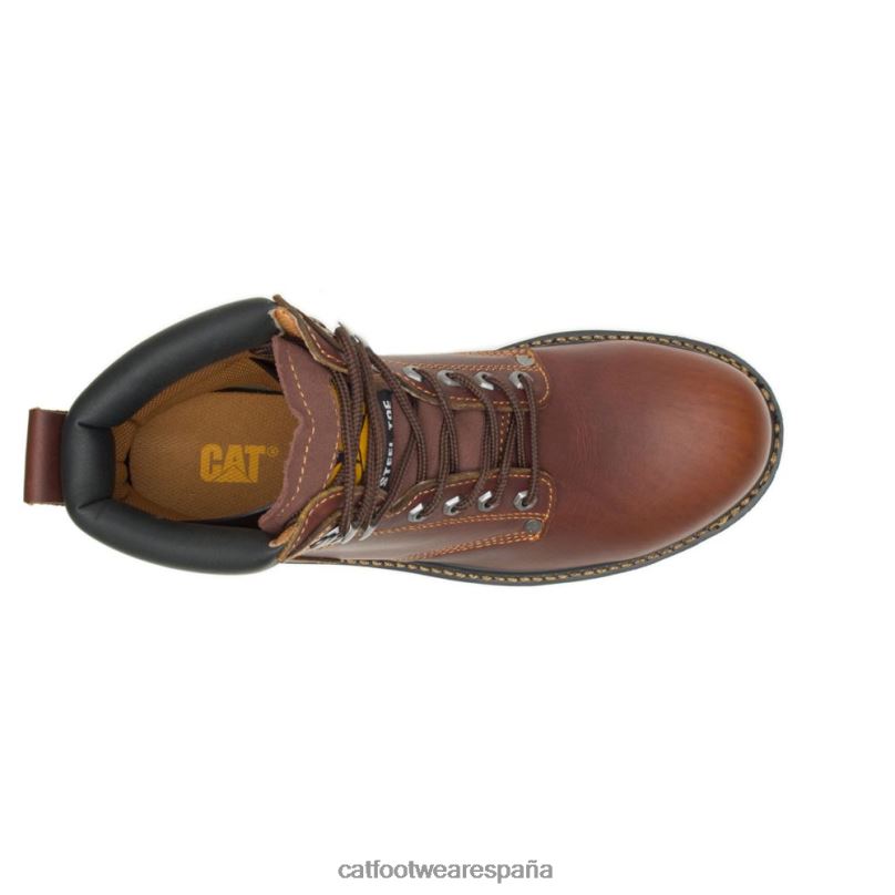 Caterpillar bota de trabajo con punta de acero para segundo turno broncearse hombres 4JJT819 | botas de trabajo