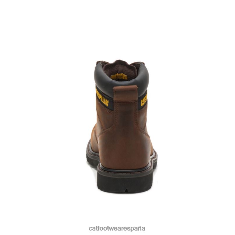 Caterpillar bota de trabajo con punta de acero para segundo turno marron oscuro hombres 4JJT816 | botas de trabajo