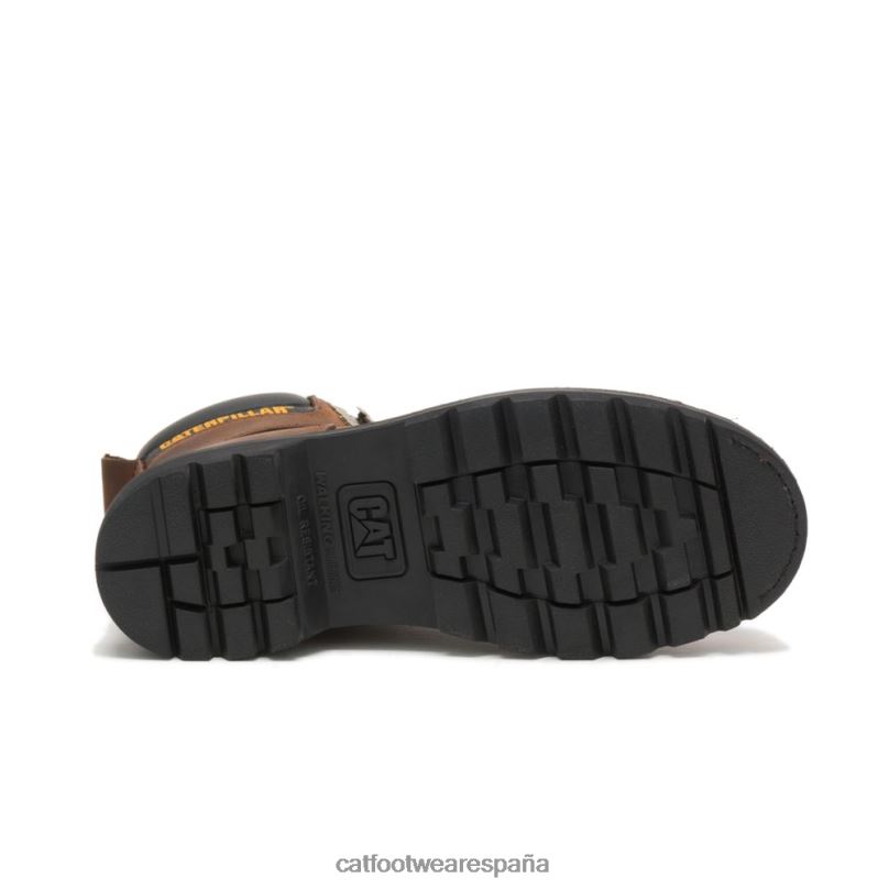 Caterpillar bota de trabajo con punta de acero para segundo turno marron oscuro hombres 4JJT816 | botas de trabajo
