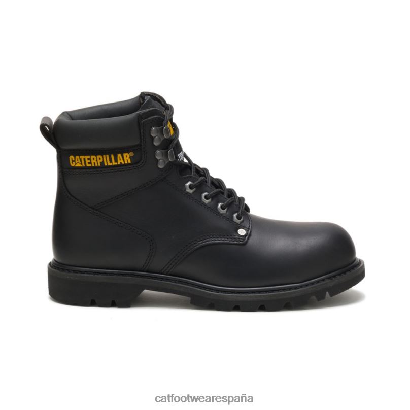 Caterpillar bota de trabajo con punta de acero para segundo turno negro hombres 4JJT817 | botas de trabajo
