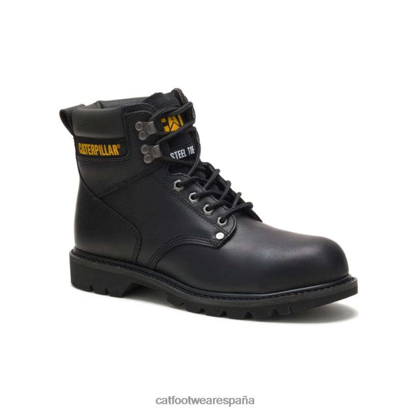 Caterpillar bota de trabajo con punta de acero para segundo turno negro hombres 4JJT817 | botas de trabajo